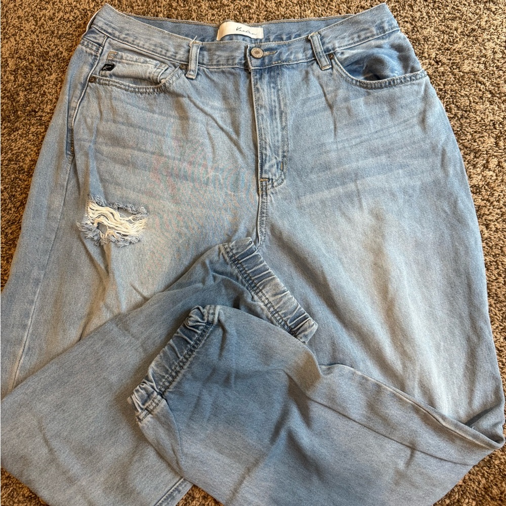 KanCan Light Blue Distressed Women Jeans